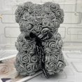 thumbnail image 1 of Regalo del Día de San Valentín, rosa roja de 25cm, oso de peluche, flor rosa, decoración Artificial, regalos de Navidad, regalo de San Valentín para mujer, 1 of 1