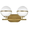 thumbnail image 6 of 5662HB-LL Hinkley Lighting Hollis - 10W 2 LED Bath Vanity in Transitional and Mid-Century Modern and Scandinavian Style - 15 Inches Wide by 9.25, 6 of 6