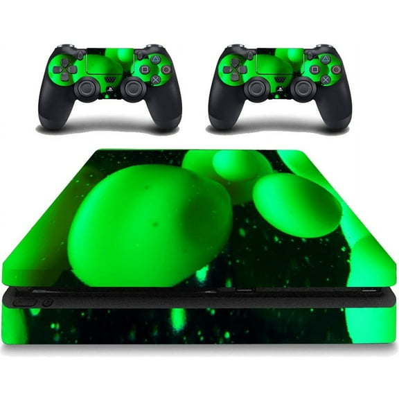 VWAQ PS4 Slim Skins - Playstation 4 Slim Lava Lamp Decal Wrap for Console and Controllers - PSGC10