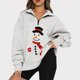 thumbnail image 2 of Sudadera Para Mujer Sudaderas Gráficas Moda Casual Cuello de Solapa Manga Larga Camiseta Suelta Blusa Jersey Tops Odeerbi  ODB171804, 2 of 6