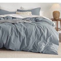 Blue Duvet Cover Set For Bedroom Boho Bedding Set Breathable Lightweight Quilt Cover 8Corner tie For Closure Zipper Bohemian Bedding Set