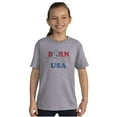 thumbnail image 3 of Popeye Born in the USA Proud American Crewneck T Shirts Boy Girl Teen Brisco Brands XS, 3 of 6