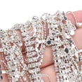 thumbnail image 2 of Fugacal Rhinestone Tassel Chain,Rhinestone Tassel Chain Fringe Bridal Applique Trim Crystal Clothing Bag Decoration,Rhinestone Fringe Chain, 2 of 8