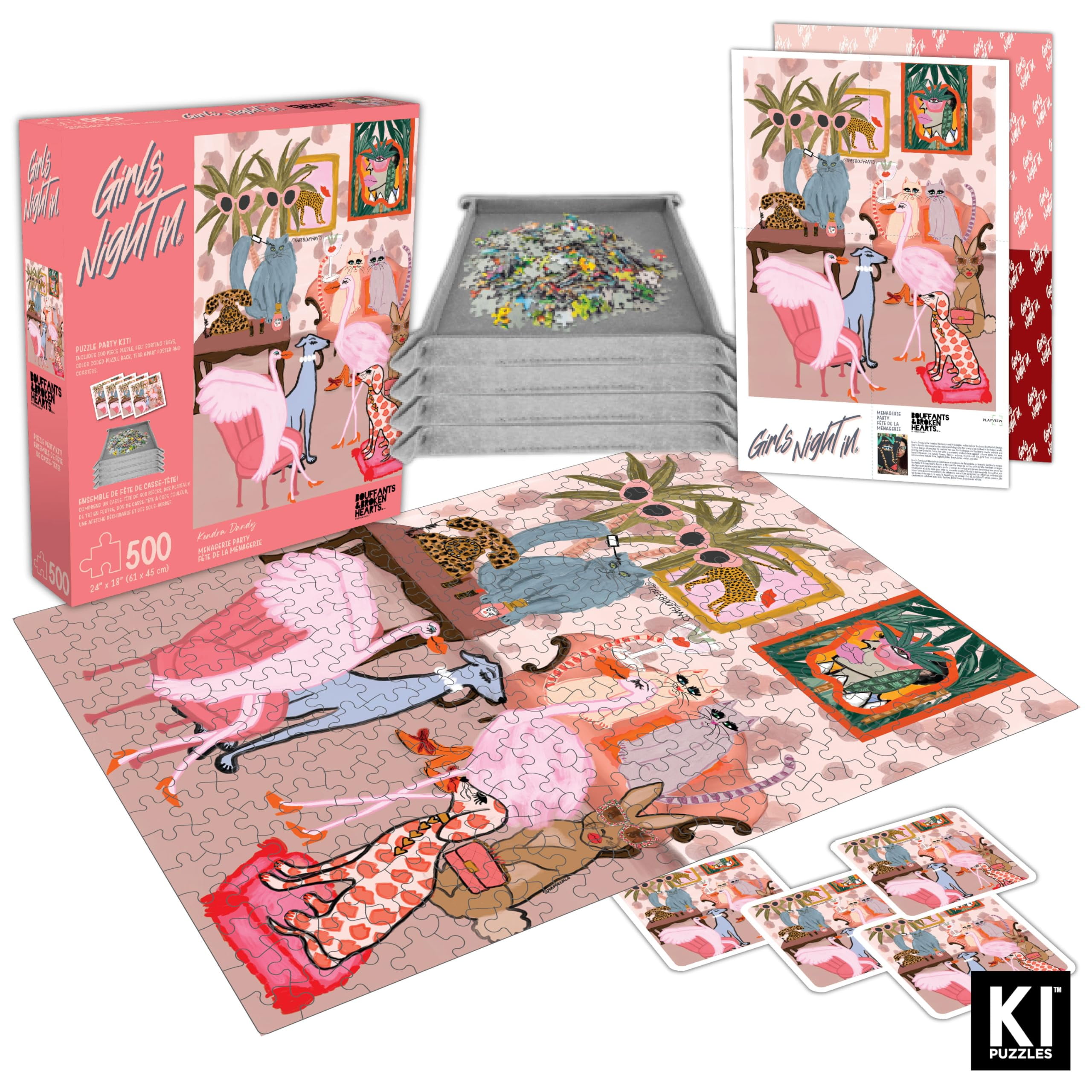 500 Piece Puzzle for Adults Bouffants and Broken Hearts Kendra