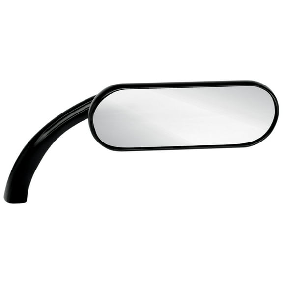 Arlen Ness Micro Mini Oval Black Right Mirror (13-413)
