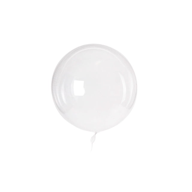 Globo Transparente Burbuja Fiesta Decorar 22cm Fantasias Miguel 5pz