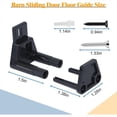 thumbnail image 3 of Guía de Piso para Puerta Corrediza de , Guía de Pared Ajustable, Guía para Puerta Corrediza de RV con Tornillos, Paquete de 2, 3 of 5