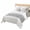 Light Gray White, variant on Bed Runner for Twin Size, Tiger Leopard Decorative Scarf Throws for Foot of Bed, Farmhouse Retro Nature Forest Trees Animals Luxury Bedding Protector Slipcover Bedrunners for Hotel/Home, 71 x 20 Inch