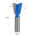 thumbnail image 2 of Unique Bargains 1/2' Shank 1' Dia Tungsten Carbide Dovetail Joint Bit Dovetail Router Bit for Wood, 2 of 7