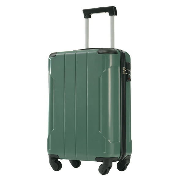 Carry on Luggage, Lightweight Durable ABS Suitcases with Double Wheels, Expandable 20-inch Travel Checked Luggage 20"