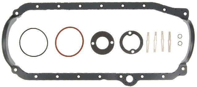 GO-PARTS Replacement for 1993-1996 Cadillac Fleetwood Engine Oil Pan Gasket  Set (Base Brougham)