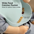 thumbnail image 4 of Food Bibs KeaBabies, paquete de 2 unidades, alimentación de silicona a prueba de agua, 4 of 9