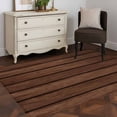 thumbnail image 3 of 3'x5' Rug for Living Room Bedroom, Dark Brown Wooden Washable Area Rugs Non-Slip Carpet Mats, Vintage Western Country Wooden Board Indoor Low Pile Area Rug Runner for Kitchen, Mudroom, 3 of 8