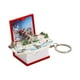 thumbnail image 3 of Llavero portátil para coche, llaveros, bolsos, decoración colgante, monedero, colgantes encantadores Casa de nieve, 3 of 9