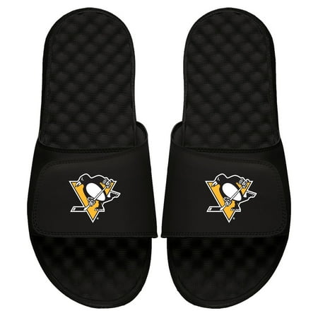 

Men s ISlide Black Pittsburgh Penguins Primary Logo Slide Sandals