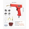 thumbnail image 2 of 100W Plastic Welding Gun Kit with 800pcs Staples - Heavy Duty Plastic Repair Tool for Bumpers, Tanks, PVC, ABS - Adjustable Temperature 200-500°F, Includes Nozzles & Carrying Case, 2 of 11