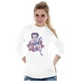 thumbnail image 5 of Betty Boop Cartoon Hottie Tattoo Women's Long Sleeve T Shirt Brisco Brands M, 5 of 6