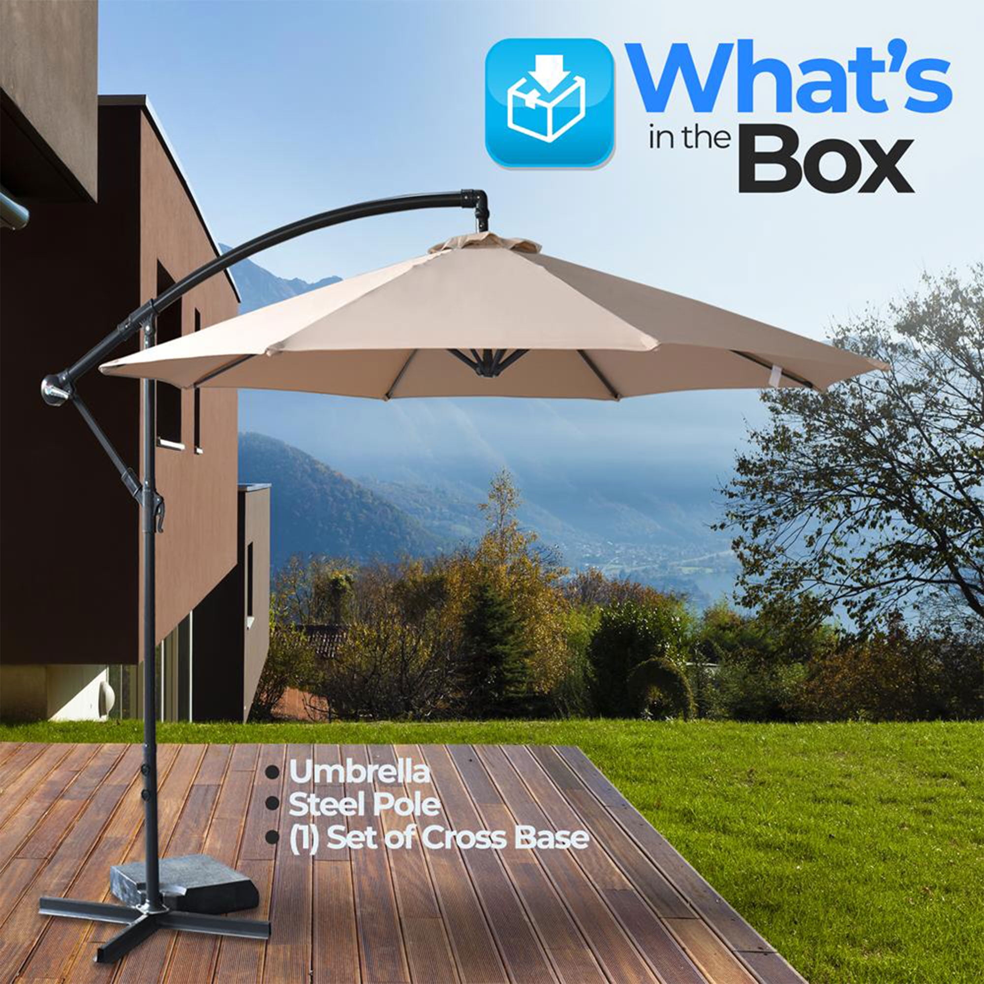 kroger patio umbrellas SUPERJARE 15ft Large Umbrella with Base included, Double Sided Outdoor Umbrella with Solar Lights, Pool Umbrella with Fade Resistant Canopy for Deck, Porch, Yard, Balcony, Beige : Patio, Lawn suitable for multiple outdoor scenarios HD Designs Outdoors Patio Umbrella