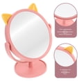 thumbnail image 3 of MasteelfCA 2Pcs Tabletop Makeup Mirror Portable Cartoon Table Desk Countertop Bathroom Mirror, 3 of 7