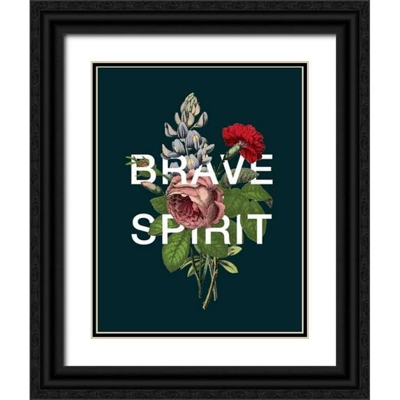 Perrenoud, Aubree 19x24 Black Ornate Wood Framed with Double Matting Museum Art Print Titled - Brave Spirit