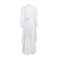 thumbnail image 5 of YiZYiF Girls Metallic Color Block Church Praise Dance Dress Long Sleeve Worship Liturgical Tunic Silver 8, 5 of 7