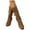 Khaki, variant on Women's Black Wedge Knee High Boots Wide Calf Suede Slouchy Tall Motocycle Booties Side Zipper Knee Length Buckle Boots