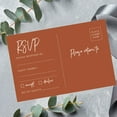 thumbnail image 2 of Koyal Wholesale 56-Pk RSVP Postcards for Wedding Terrotta Line Design Cardstock Response Reply Cards, "4 x 6", 2 of 5