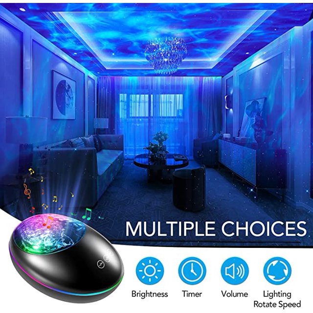 Luz Nocturna para Niños y Adultos ShuxiuWang Proyector Star Sky con Proyector Galaxy LED