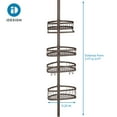 iDesign Tension Shower Caddy, Bronze