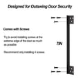 thumbnail image 2 of 1Pc Door Latch Guard Plate Outswing Door Security Protector Door Latch Shield Stainless Steel 7/11inch Home Improvement Decorat A Smile Home, 2 of 9
