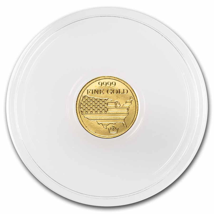1/100 oz Gold Round: American Bald Eagle - MPM