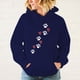 thumbnail image 1 of Nueva sudadera con capucha con estampado de pata de perro, otoño invierno, para mujer y hombre, sudadera con capucha estilo Harajuku, sudaderas informales holgadas de forro polar, tallas Xxs a 4Xl, 1 of 4