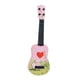 thumbnail image 2 of Ukelele de juguete para niños, guitarra de 4 cuerdas, instrumento musical educativo, juguete musical para niños. Rosa, 2 of 9