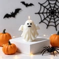 thumbnail image 6 of KITTEHIGM Halloween Ghost Scented Soy Wax Candle White Spooky Decor, Perfect for Party Table Centerpiece Thanksgiving Fall, 6 of 6