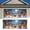 A, variant on Christmas Banner Garage Door Decorations Christmas Decoration Winter Large Door Cover Decoration Indoor Outdoor For Christmas Holiday Party Supplies Telescoping Flag Pole Wheel Base Flag for Loads