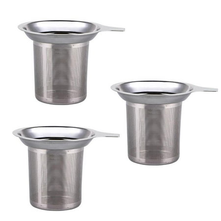 

3PCS Stainless Steel Tea Strainer Reusable Tea Filter for Kitchen Accessories