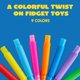 thumbnail image 3 of Juego de 36 juguetes sensoriales con forma de tubo pop de JOYIN, 9 colores, 3 of 9