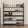 thumbnail image 3 of UWR-Nite 5-Tier Shoe Rack DIY Shoe Rack Tower Metal Storage Rack 25 Pairs Shoes Organizer Stackable Shoe Shelves Metal Shoe Stand for Entryway Closet, 3 of 8