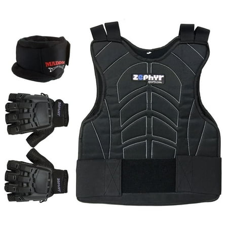 Zephyr Pro Padded Chest Protector Combo Package - Paintball, Airsoft, Etc.~Large / X-Large