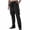 #H-Black, variant on GuangCheng George Men Quick Dry Cargo Pants Elastic Waist Multiple Pockets Durable Lightweight Outdoor Hiking Trousers,Size:M