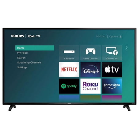 Restored Philips 65" Class 4K (2160p) Smart LED TV (65PFL4756/F7) (Refurbished)