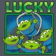 thumbnail image 2 of Men's Toy Story Lucky Aliens  Graphic T-Shirt, 2 of 3