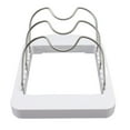 thumbnail image 1 of Pot Lid Organizer, Easy To Use Practical Durable Pot Lid Holder Rest Plastic  For Home White,Grey, 1 of 8