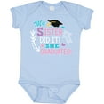 thumbnail image 3 of Inktastic My Sister Graduated with Cap and Arrows Girls Baby Bodysuit, 3 of 5