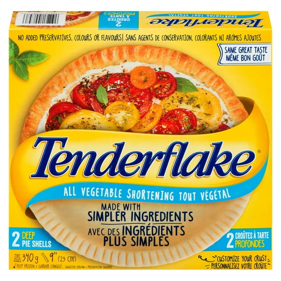 Tenderflake Croûtes à tarte profondes tout végétal 340 g