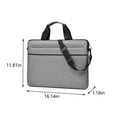 thumbnail image 3 of Latrodar Laptop Tote Shoulder Bag, 15.6In Laptop Or Tablet, Budget-Friendly ultiple Laptops Gray Gray 16.8x12.4 Inch Home Decor, 3 of 5