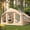Beige, variant on SOBREMESA 12'x8' Inflatable Tents for Camping, Oxford Blow Up Tent with Hand Pump, Stove Jack & Mesh Windows, 4 Season Tent for 6-8 Person