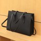 thumbnail image 4 of Bolso de mano de mujer nuevo y moderno, bolso de mano para ir al trabajo, de 15,6 pulgadas, para ordenador, de negocios, tipo mensajero, grande, 4 of 5