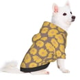 thumbnail image 2 of Salouo Sunflower Pattern Small Dog Hoodie Sweatshirts Dog Clothes Coat Clothing Puppy Sweater Outfit Pullover Pet Winter Coat Sweater Outfit-X-Small, 2 of 7