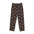 thumbnail image 4 of Xecao Bulldog with Sunglasses Men's Straight Lounge Pajama Pants: The Ultimate in Comfortable Sleepwear, 4 of 9